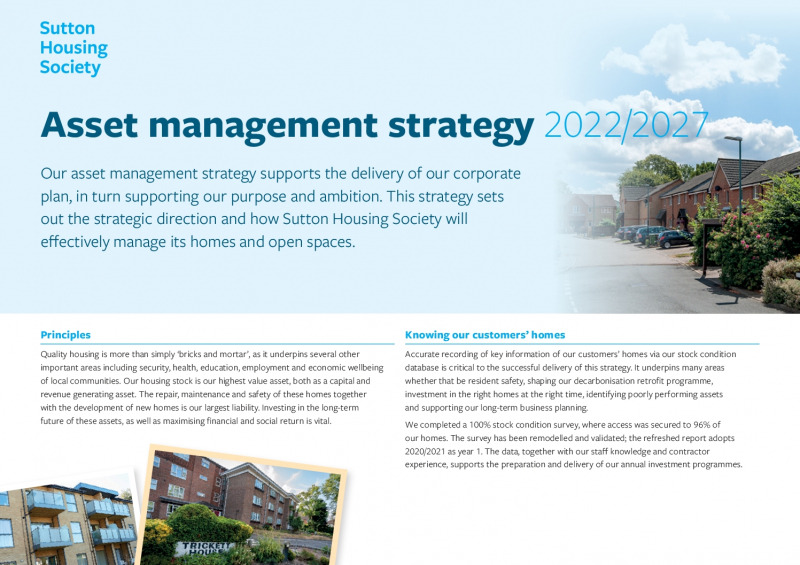 SHS Asset management strategy 2022-27