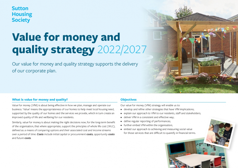SHS Value for money and quality strategy 2022-27