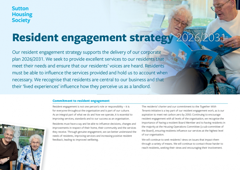 SHS Resident engagement strategy 2026-2031