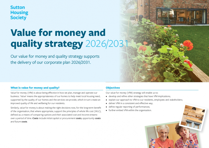 SHS Value for money and quality strategy 2026-2031